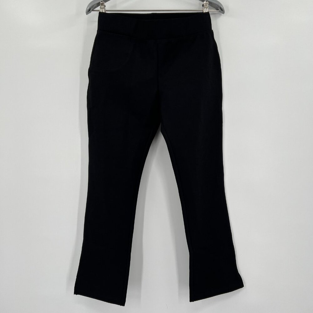 Quince Black Ponte Pants - Kick Flare -  S - Small 24" Inseam - NWT